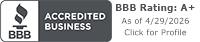 Better Business Bureau Accredited Business badge