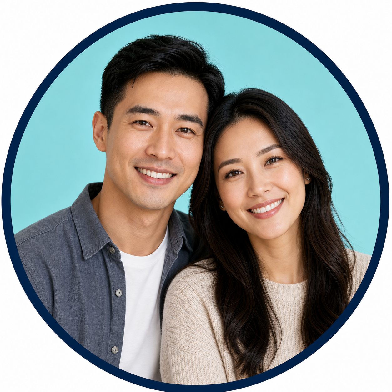 Portrait of Chen couple